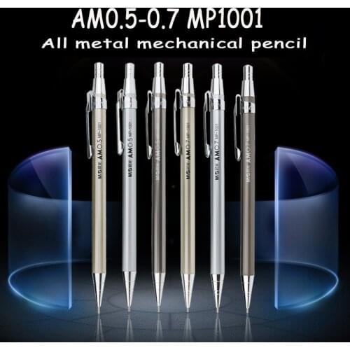 High Quality Full Metal M&G Mechanical Pencil 0.5mm~0.7mm For Professional Painting And Writing School Supplies