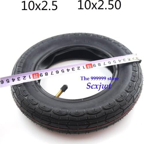 Lightning shipment 10x2.50 inne and outer tyre 10 inch tube tire for Electric Scooter Balancing Hoverboard/ self Smart Balance