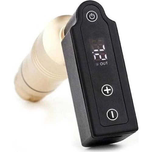 One DC/RCA Wireless Mini Tattoo Power Supply With LED Display Screen For Tattoo Machine Pen Battery Pack Supply