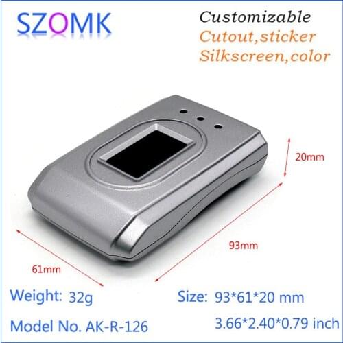 Plastic box for electronic scanner sensor (1 pc) 93*61*20mm china market of electronic RFID enclosure fingerprint reader housing