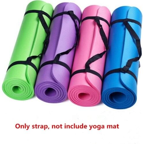 Yoga Mat Strap Carrying Sling Durable Cotton Fitness Yoga Mat Binding Belt Tie