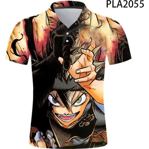 New Summer Black Boy 3D Printed Streetwear Hombre Camisas De Polo Men Fashion Casual Polo Homme Boy Short Sleeve Cool Tops