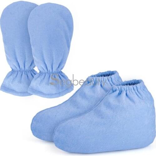 Segbeauty Larger Paraffin Wax Gloves Heated SPA Mittens Foot Liners Hot Warmer Hand Therapy Thermal Treatment