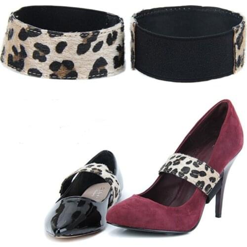 Detachable Leather Shoe Straps For Loose High Heeled Shoes Wedges Flats