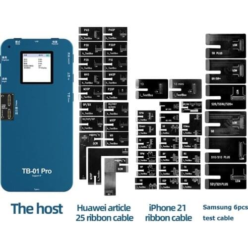RELIFE TB-01 LCD OLED Screen Display Tester 3D Touch LCD Programmer True Tone Repair Digitizer Tester For iPhone 6S - 12 Pro Max