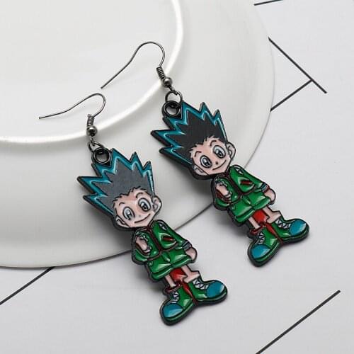Anime HUNTER x HUNTER Dangle Earring GON FREECSS Earrings For Women Girls Cosplay Jewelry Gift