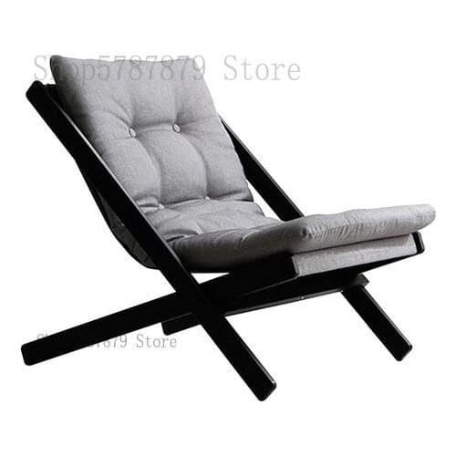 Nordic lazy sofa single multifunctional bedroom leisure sofa chair living room sofa recliner foldable