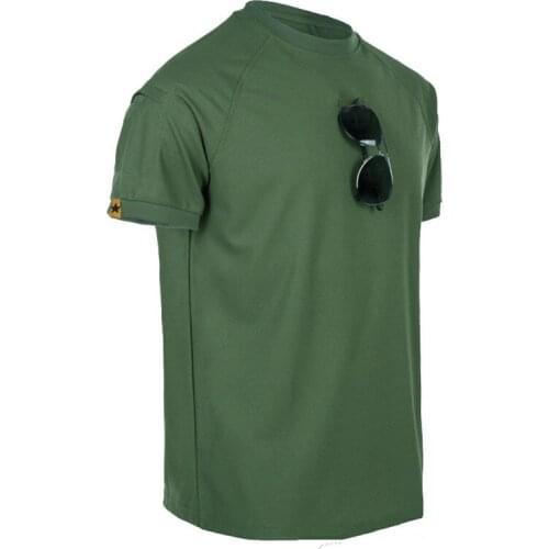 Loose Large Size Military Fans Tactical T-shirt Men Summer Outdoor Hiking Camping Cycling Short Sleeve Fast Dry Training T Shirt