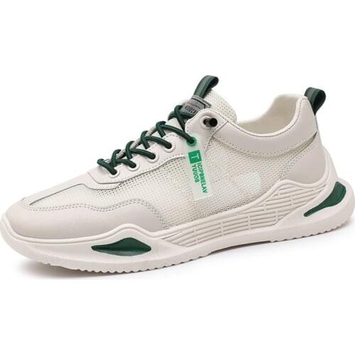 2021 Spring and Autumn New Casual Fashion Shoes Men Breathable Non-slip Mesh Shoe Male Comfortable All-match Lace-up Men Shoes