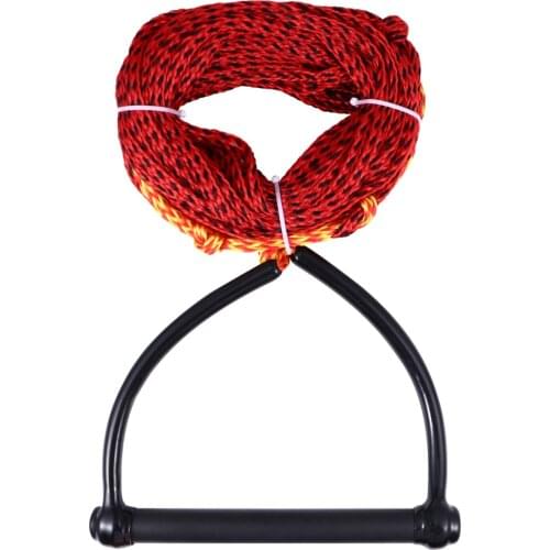 Black Handle Water Ski Rope 1-Section Wakeboard Kneeboard Rope for Boating