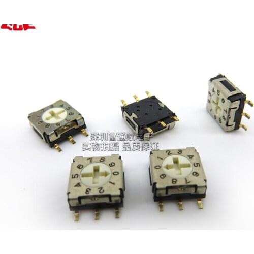 [VK] ECE Taiwan digital rotary switch encoder 0-9/10 ERD710AMZ 3:3 feet