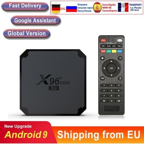 X96 MINI 5G android smart tv box android 9 mlogic S905W4 quad core 2G 16gb 4k X96 mini smart tv set top box media player VS IPTV