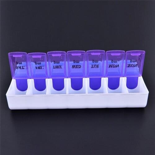 1pc Weekly 7 Days Tablet Pill Drug Box Holder Dispenser Health Care Medicine Organizer Container Case
