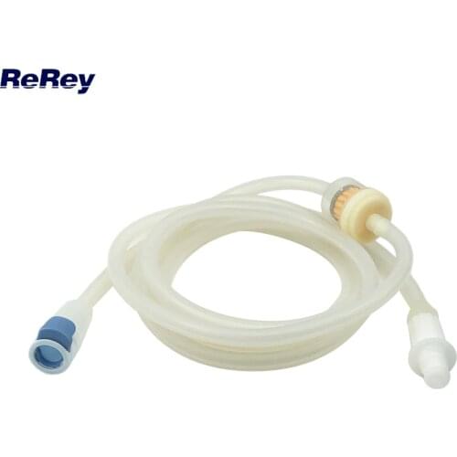 1pc 2.15M Silicon Pipe for Plastic Vacuum Roller with Connector Oil Filter for Breast Enlarge Beauty Vacuum Cupping Machine