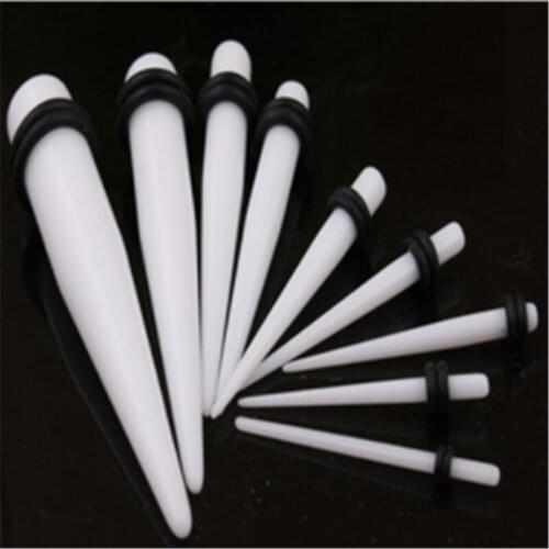 2PCS Multicolor Ear Expansion Fashion Ear Plug Acrylic Hot Spiral Ear Stretcher Expander Women Men Sexy Body Piercing Jewelry