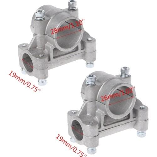 2021 New 1Pc 26/28mm Handle Bracket Clamp For Grass Trimmer Brush Cutter Lawn Mower Part