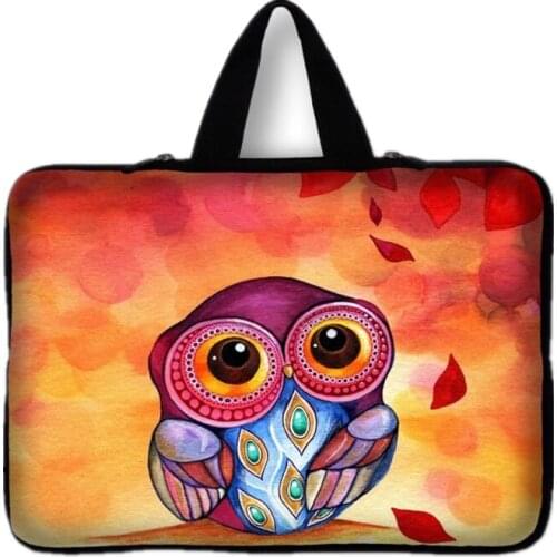 7.9 9.7 12 13.3 15.4 inch Cute Owl Laptop Bag Notebook Smart Cover For ipad MacBook Sleeve Case 11.6 15.6 17.4 PC Handbag