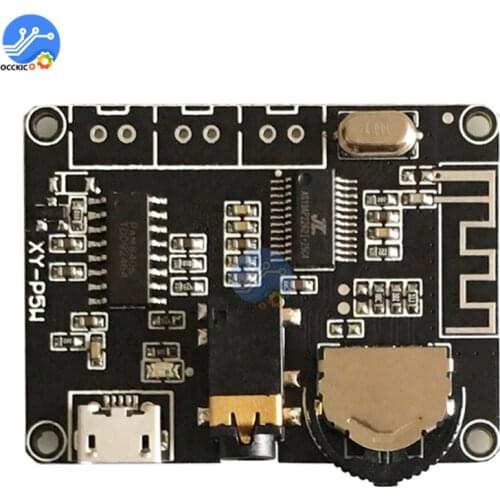 Bluetooth 5.0 stereo audio power amplifier board module 5W+5W PAM8406 amplificador DC3.7-5V diy kit volume control sub board