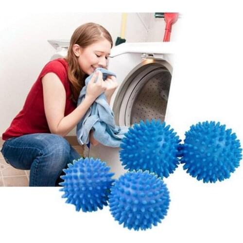 Bathroon Cleaning Tools PVC Cloth Drying Washing Laundry Dryer Ball Laundry Products Accessories Blue softener drying accele