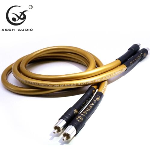 1 pair hifi rca jack cable High Quality XSSH OFC pure copper plated silver female male XLR 2RCA to 2 RCA Audio Cable Line Wire