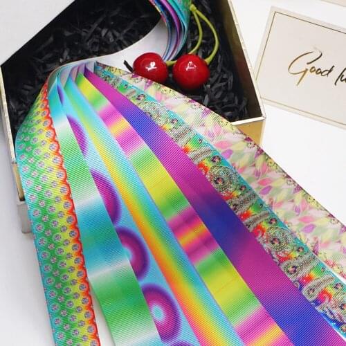 Cartoon Printed Grosgrain Ribbons For Hair Bows Craft Suppliers 53954