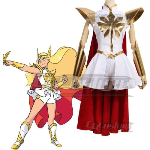 She Ra Princess of Power Cosplay Costume Princess Anime TV Uniform Christmas Halloween Free shipping CG088