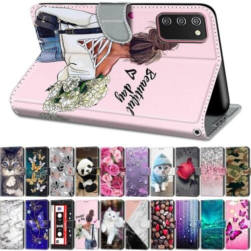 Flip Magnetic Wallet Case Luxury Thin Leather Phone Cover For Samsung Galaxy A02 A02S A12 A21s A31 M02 M02s M12 F02s F12 Case