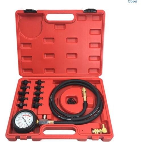 Engine Oil Pressure Test Kit Gauge Diagnostic Tester Dectector Tool Set 0-140PSI