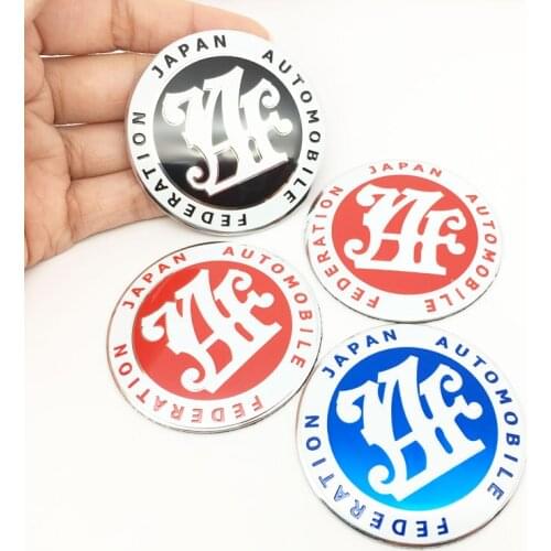 4pcs 56mm Car Wheel Center Hub Cap Cover Stickers Japan Automobile Federation JAF Emblem Badge Fit for Honda Civic Accord