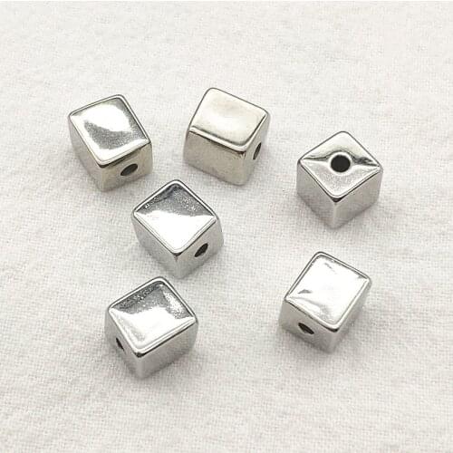 New arrival! 9mm 300pcs CCB Effect Square shape beads for Handmade Bracelet Necklace Earring DIY Accessories,Jewelry Findings