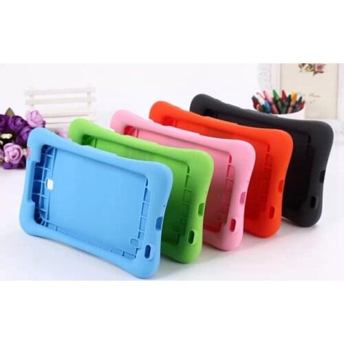 New Arrival Case For Samsung Galaxy Tab 4 7.0 P3200 T230 T231 T235 Soft Silicon Rubber Kids Shockproof Tablet Stand Cover