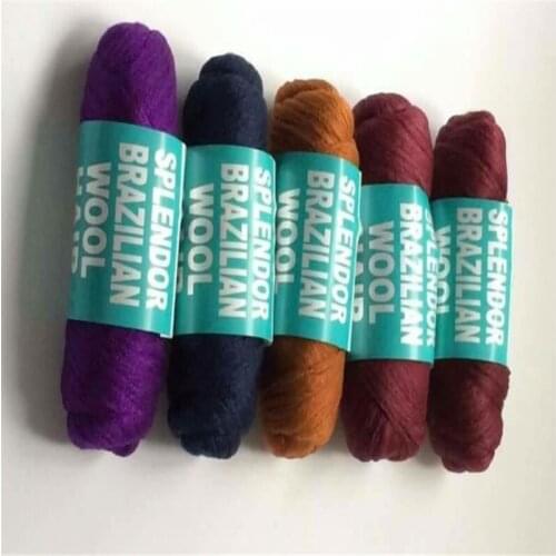 Wholesale New Brazilian Wool Hair African hair yarn for braiding 12balls/lot can free shiping