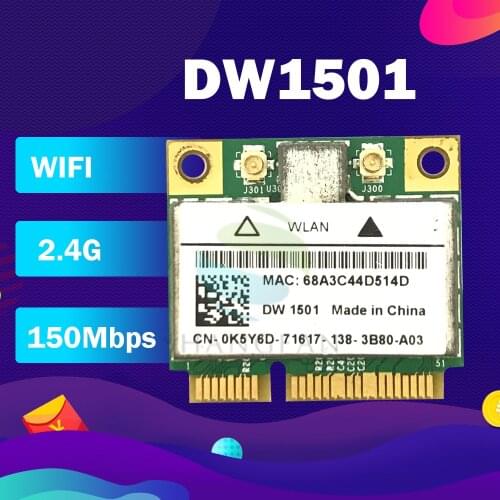 BroadCom BCM94313HMG2L BCM4313 DW1501 DW1503 DW1504 Half Mini PCI-e WLAN Card for Dell E5530 E6330 E6430 E6230 laptop
