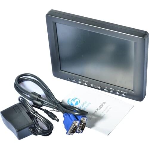Portable 8 Inch HD LCD Monitor BNC AV HDMI VGA Mini Monitor Digital Microscope Display Industrial Color LCD Screen