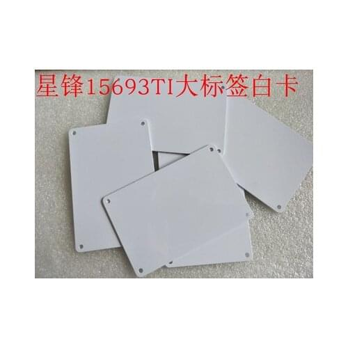 RFID HF tags PVC cards TI Tag 2K DB5203\RI-I02-112B-03 90mm*60mm card ISO15693 5pcs/Lot