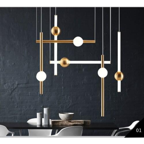 Light Luxury Post-Modern Living Room Bedroom Restaurant Chandelier Nordic Creative Designer Led Simple Model Room Ins Lamps