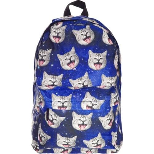 3D Animal Backpack for Women Dog Cat Horse Personal Bookbag for Boys and Girls School Rucksack with 15in Laptop Sleeve