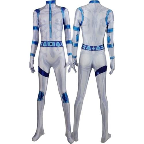 Kim Possible Battle Suit Cosplay Costume Shego Zentai Suit Anime Superhero Halloween Bodysuit Jumpsuit