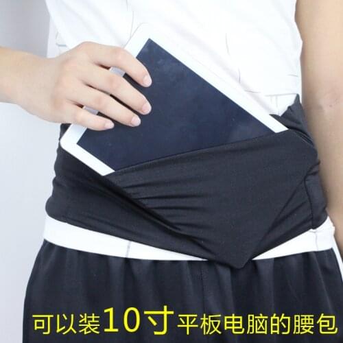 Universal 10 inch Waterproof Sport GYM Running Waist Belt Pack Phone Case Bag Armband for ipad iPhone phone running pouch belt