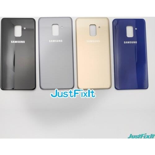 Replace Battery Cover For SAMSUNG Galaxy A8 2018 A530 A530F SM-A530F SM-A530DS Back Battery Cover Door Rear Glass Housing Case