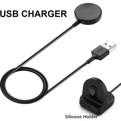 R500 Charger Dock for Samsung Galaxy Watch 3 41mm 45mm & Galaxy Watch Active 2 40mm 44mm USB Charging Cable Accessories