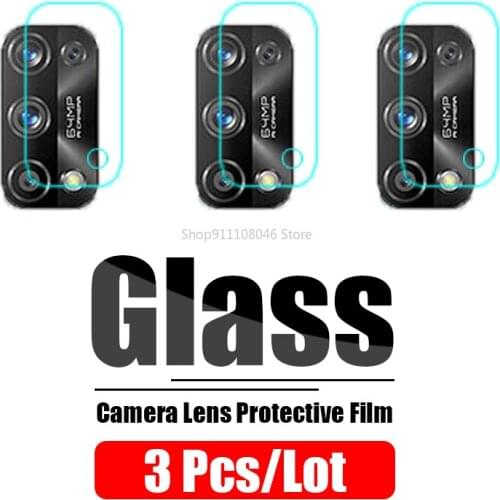 3 Pcs Camera Len Protective Glass for OPPO Realme X7 Pro 7 6 6i X3 SuperZoom X2 Pro V5 3 5 X50 X50M On Realmi C3 C11 C15 Film