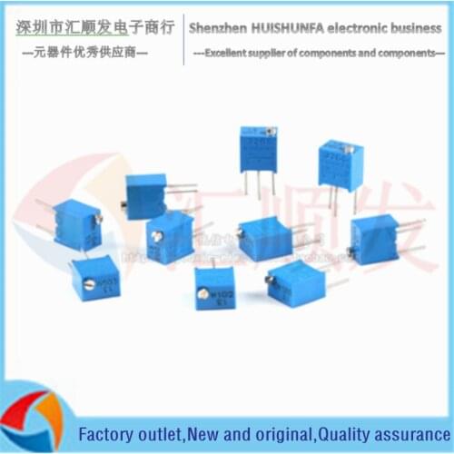 10pcs!!! 3266W-1-102/103/104/1051K2K10k1M top adjustment multi-turn precision adjustable resistor/potentiometer