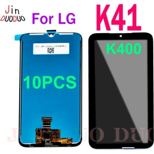 10PCS 6.5 "For LG K41 K400 LCD Display Touch Screen Digitizer Assembly WITH Frame Replacement