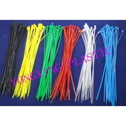 100pcs/lot 2017 new 100pcs 4.7"(18lbs) 2.0x120mm Network Nylon Plastic Cable Wire Zip Tie Cord Strap