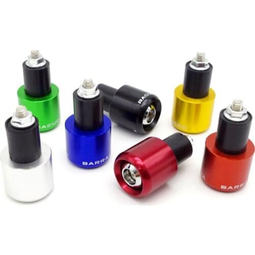 22mm Motorcycle Handlebar Grips Ends Counterweight Fists Plugs FOR vespa 300 gts honda cr 125 vstrom Kawasaki versys 650