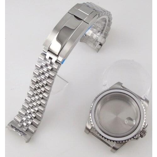 40mm Sapphire Glass Watch Case Fit NH35A NH36A MIYOTA 8215 821A 8205 MOVEMENT