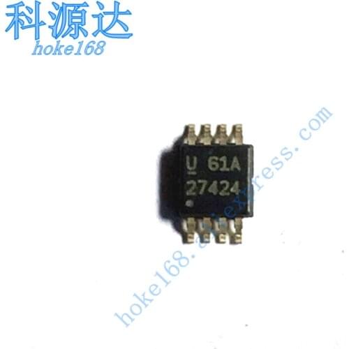 10pcs/lot UCC27424DGNR MSOP8 UCC27424 27424 In Stock