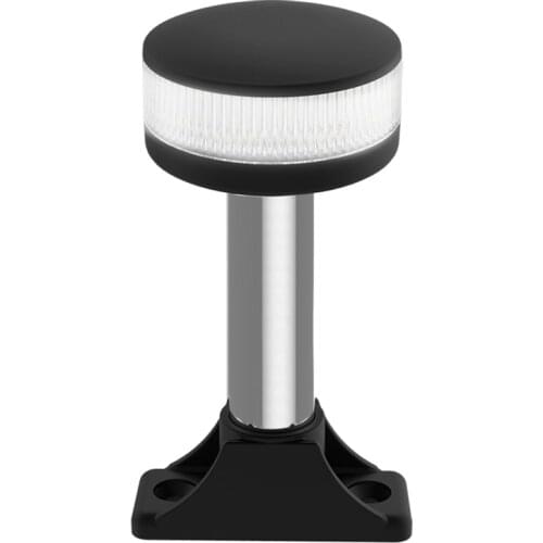 6" White LED Boat Accessories Marine Navigation Anchor All-Round Light 2 Nautical Mile Stern Lamp