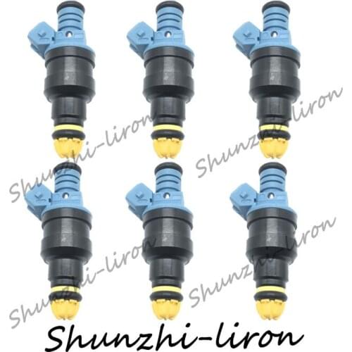 6PCS 0280150715 13641734776 fuel injector for BMW 325I 1987~1991 325IS 1989~1990 325IX 1988~1991 525I 1989~1990 2.5L L6